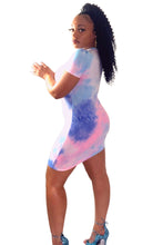 Load image into Gallery viewer, Cotton Candy Tie Dye Dress