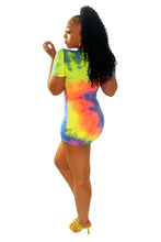 Load image into Gallery viewer, Laffy Taffy Tie Dye Dress