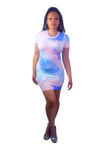 Load image into Gallery viewer, Cotton Candy Tie Dye Dress